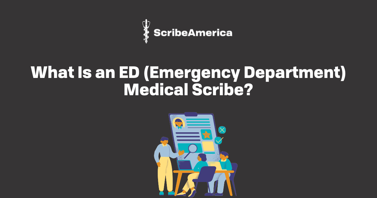 What Is an ED (Emergency Department) Medical Scribe?