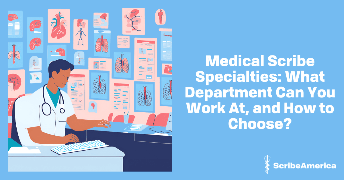 Medical Scribe Specialties: What Department Can You Work At, and How to Choose?